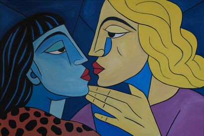 Le Baiser - a Paint Artowrk by Philipp Humm